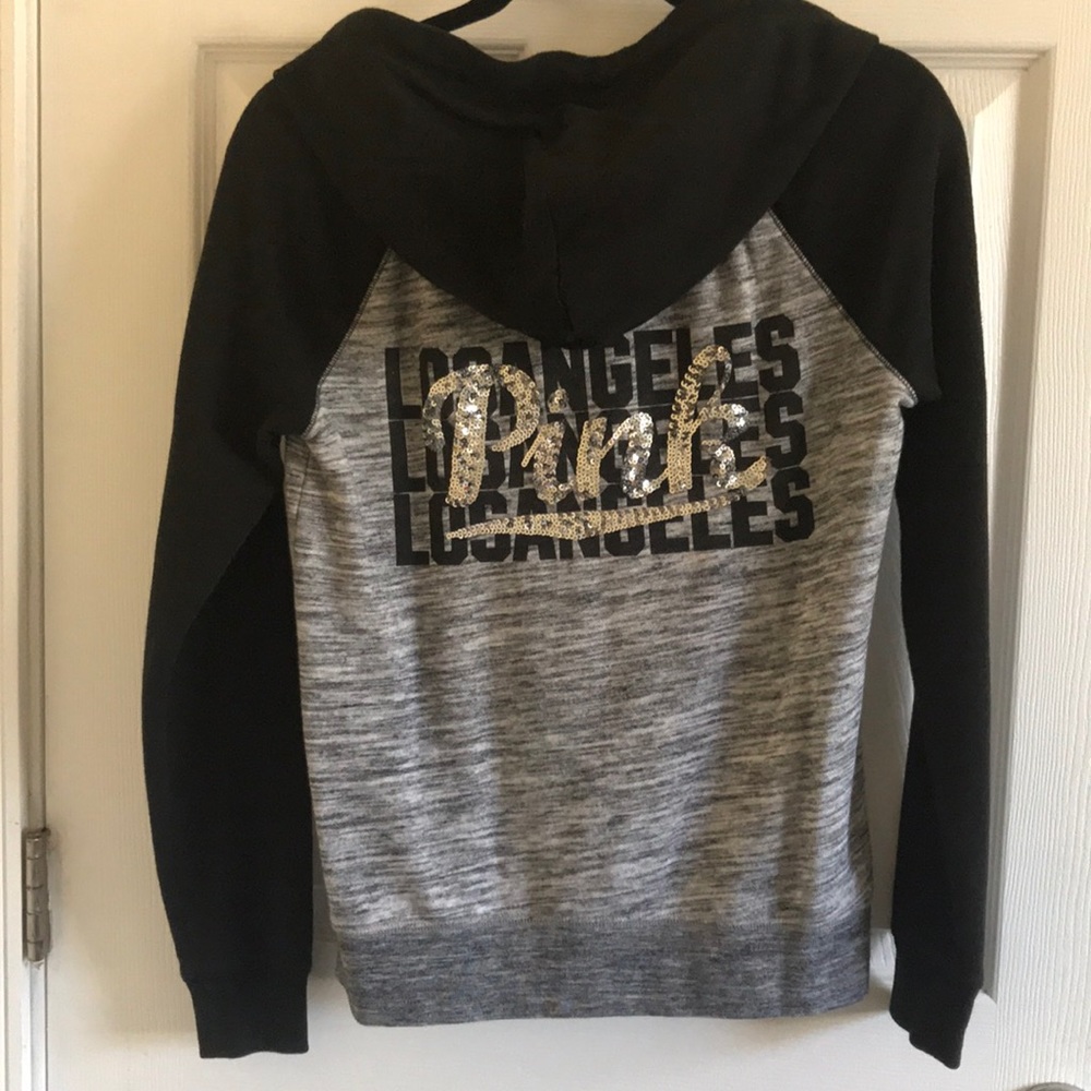 PINK Victoria Secret Los Angeles zippered sweater